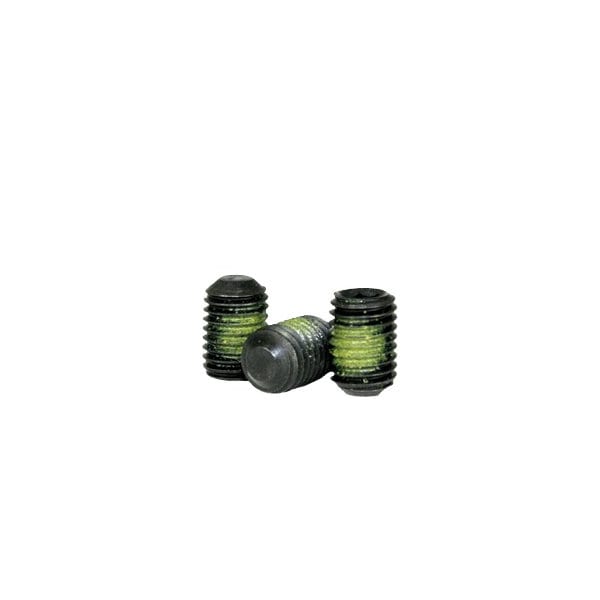 Newport Fasteners Nylon Patch Socket Set Screw Flat Point, 1/4-20 x 1/4", Alloy Steel, Black Oxide, 1000PK 481962-1000 - main